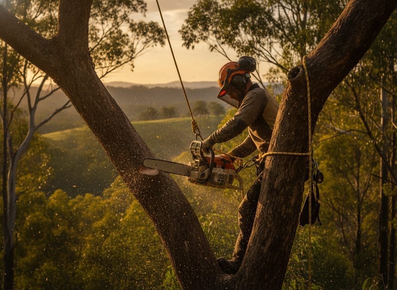 Tree Lopping performed by Hobart Arborist in the Hobart